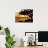 ハワイのヒロベイサンダウン ポスター (ホームオフィス)