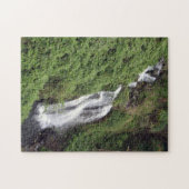 ハワイのヒロ近郊の滝 ジグソーパズル (横)