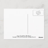 ハワイのヒロ近郊の滝 ポストカード (裏面)