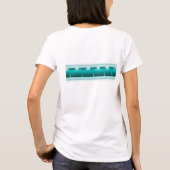 ハワイのヒロ ハワイアンパームバンド女子Tシャツ Tシャツ (裏面)