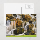 ハワイのビッグアイランド。カスケーディングストリーム、ビッグアイランド ポストカード (正面/裏面)