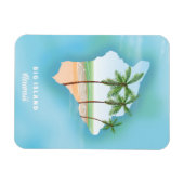 ハワイのビッグアイランド マグネット (横)