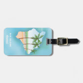 ハワイのビッグアイランド ラゲッジタグ (正面横)