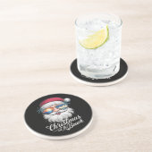 ハワイのビーチで過ごすクリスマスの夏休み コースター (側面)