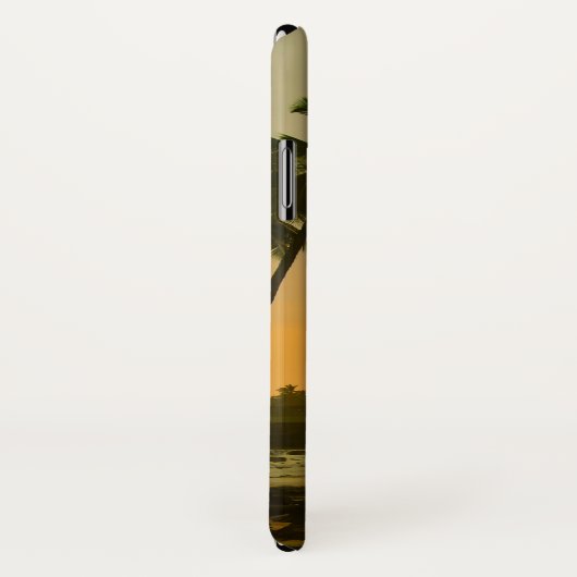 ハワイのビーチのフラのダンサー Case-Mate iPhoneケース (裏面/右)