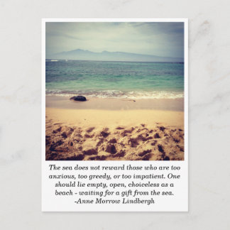 ハワイのビーチのポストカード ポストカード