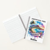 ハワイのビーチの探索素晴らし ノートブック (内部)
