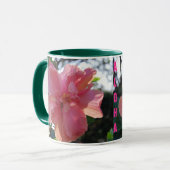 ハワイのピンクのハイビスカス マグカップ (正面左)