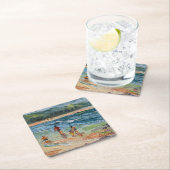 ハワイのファミリービーチコースター スクエアペーパーコースター (インサイチュ)