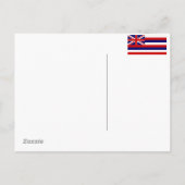 ハワイのフラのパーティー インビテーションポストカード (裏面)