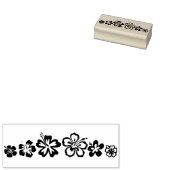 ハワイのフラワーアートスタンプ ラバースタンプ (押印)