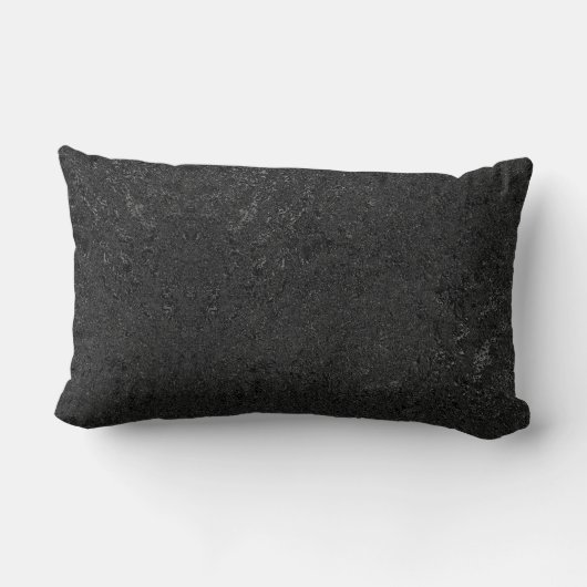 ハワイのブッダが白黒で息を吸う写真 ランバークッション (裏面)