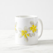 ハワイのプルメリアの花 コーヒーマグカップ (正面右)