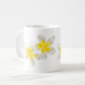 ハワイのプルメリアの花 コーヒーマグカップ (正面左)