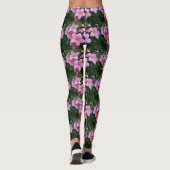 ハワイのプルメリアの花 レギンス (裏面)