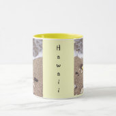 ハワイのプルメリアはコーヒー・マグを陸上洗浄します マグカップ (中央)