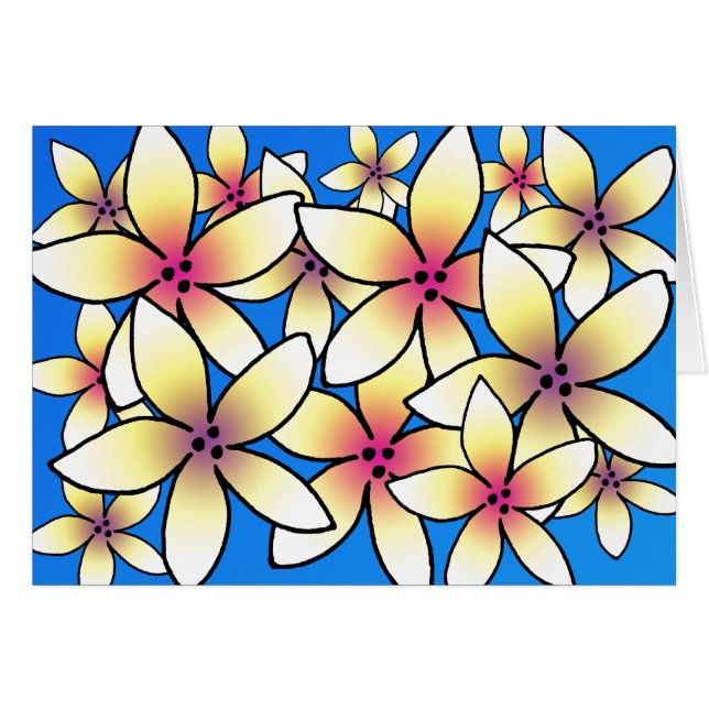 ハワイのプルメリア (正面横)