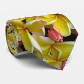 ハワイのプルメリア ネクタイ (ロール)