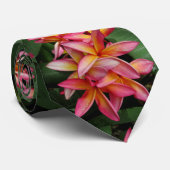 ハワイのプルメリア ネクタイ (ロール)