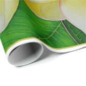 ハワイのプルメリア ラッピングペーパー (ロールコーナー)