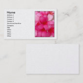 ハワイのプルメリア 名刺 (正面/裏面)
