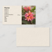 ハワイのプルメリア 名刺 (正面/裏面)