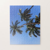 ハワイのマウイ州キヘイのココナッツツリー ジグソーパズル (縦)