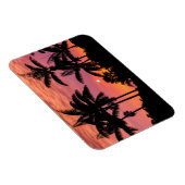 ハワイのヤシの木のシルエット マグネット (右側)