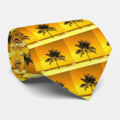 ハワイのヤシの木の人の絹製ネクタイ ネクタイ (ロール)