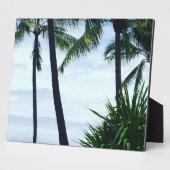 ハワイのヤシの木 フォトプラーク (側面)
