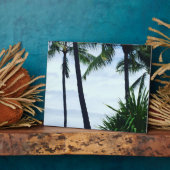 ハワイのヤシの木 フォトプラーク (側面)