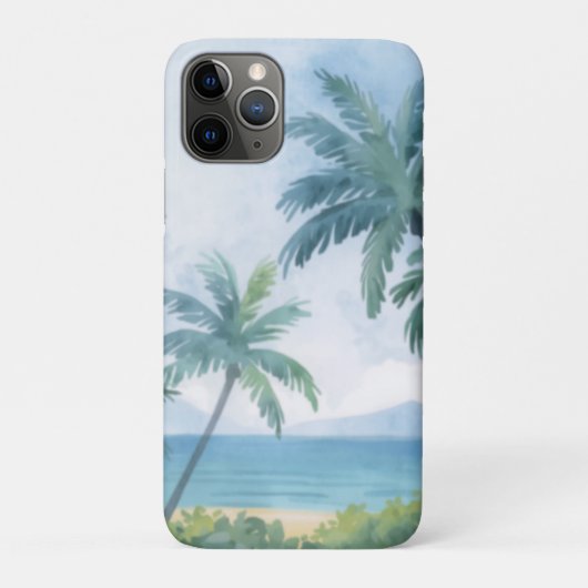 ハワイのヤシの木 Case-Mate iPhoneケース (裏)