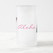 ハワイのヨークシャーテリアの霜の降りたなマグ フロストグラスビールジョッキ (中央)