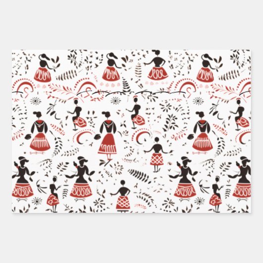 ハワイのラッピング紙 ラッピングペーパーシート (正面)