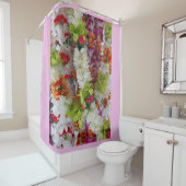 ハワイのレイの立場 シャワーカーテン (インサイチュ)