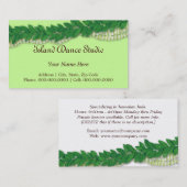 ハワイのレイ1 名刺 (正面/裏面)