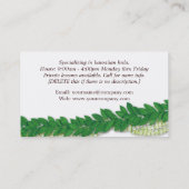 ハワイのレイ1 名刺 (裏面)