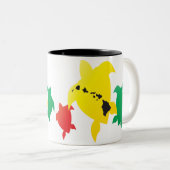 ハワイのレゲエータルズ ツートーンマグカップ (正面右)
