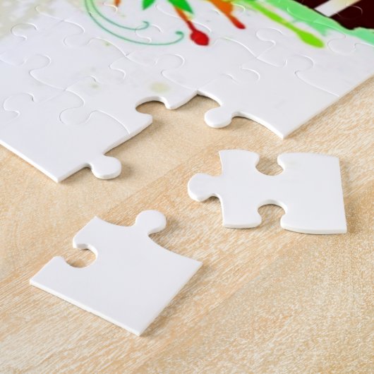 ハワイの休暇旅行記念品 ジグソーパズル (側面)