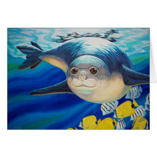 ハワイの修道士のシール