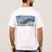 ハワイの写真を使ったおしゃれなTシャツ Tシャツ (裏面)