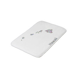 ハワイの地図 バスマット