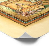 ハワイの地図 ポスター (角)