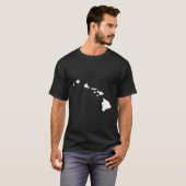 ハワイの地図 Tシャツ (正面フル)