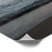 ハワイの夕日とハネムーンの二人 ポスター (角)