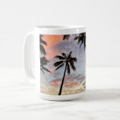 ハワイの夕焼け コーヒーマグカップ (正面左)