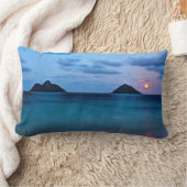 ハワイの夢および熱帯微風の枕Lanikai ランバークッション (ブランケット)