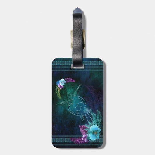 ハワイの夢 ラゲッジタグ (裏面縦)