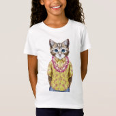 ハワイの子猫猫 Tシャツ (正面)