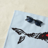 ハワイの島のサーファー ビーチタオル (インサイチュ)